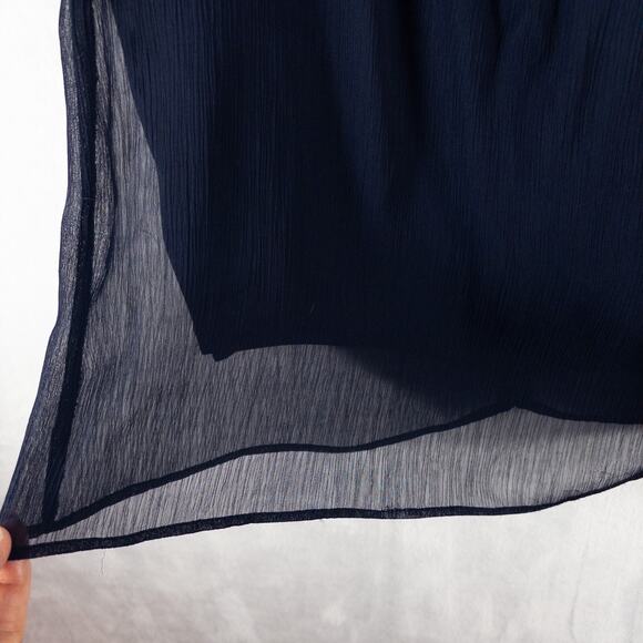 Robbie Bee Dress Size 6 Navy Blue Tank Sleeveless Midi Sundress Comfort Whimsy - Picture 4 of 10